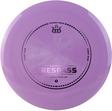 Dynamic Discs Supreme Trespass - First run 173 g+