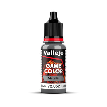 Vallejo 72052 Game Colour Metallic  Silver 18ml