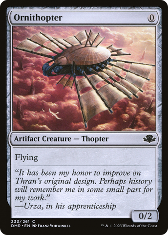 Ornithopter [Dominaria Remastered]