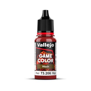 Vallejo Game Colour Wash 73.206 Red 18ml