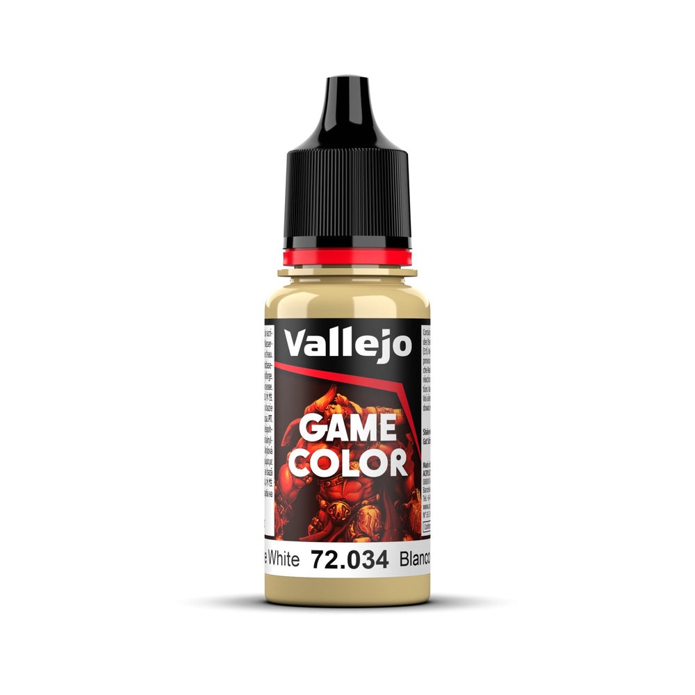Vallejo Game Colour 72034 Bone White 18ml