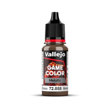 Vallejo 72058 Game Colour Brassy Brass 18ml