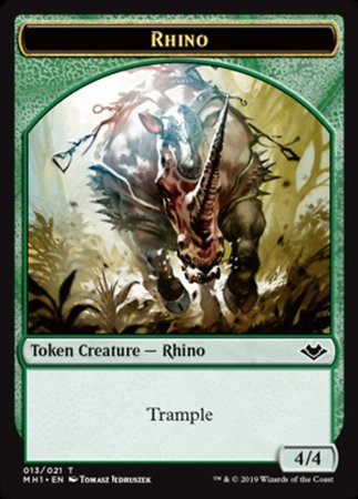 Rhino Token (013) [Modern Horizons Tokens]