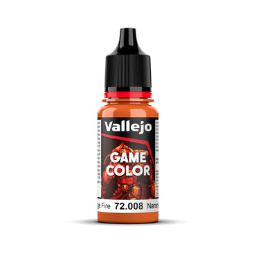 Vallejo Game Colour 72.008 Orange Fire 18ml
