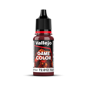 Vallejo Game Colour 72.012 Scarlet Red 18ml