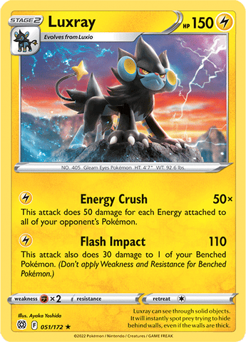 Luxray (051/172) [Sword & Shield: Brilliant Stars]