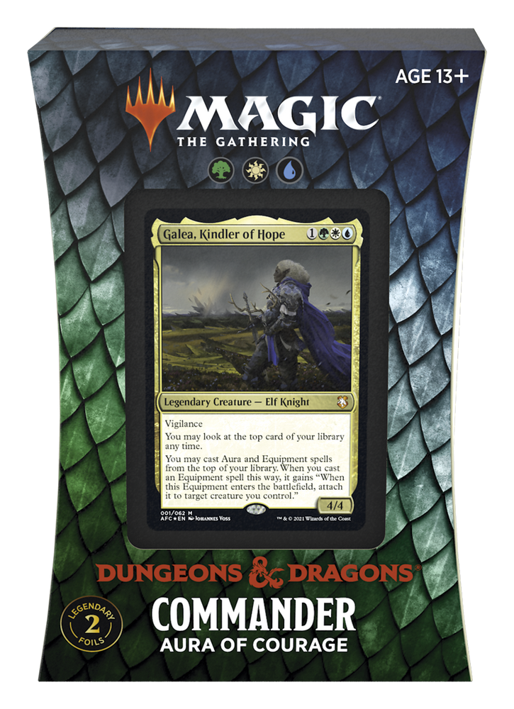 Adventures in the Forgotten Realms Commander Decks - Aura of Courage