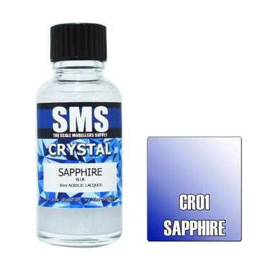 CR01 Crystal Acrylic Lacquer SAPPHIRE 30ml