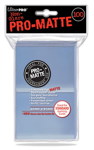 ULTRA PRO Standard Deck Protector 100ct PRO-MATTE Clear