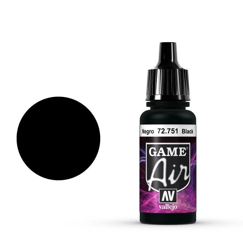 Vallejo Game Air Black 17 ml