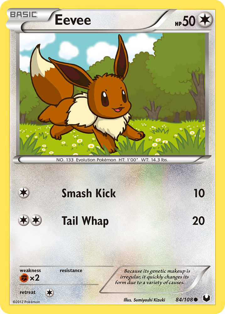 Eevee (84/108) [Black & White: Dark Explorers]