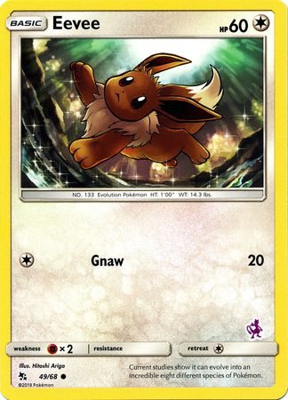 Eevee (49/68) (Mewtwo Deck) [Battle Academy 2020]