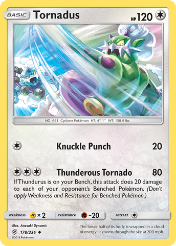 Tornadus (178/236) [Sun & Moon: Unified Minds]