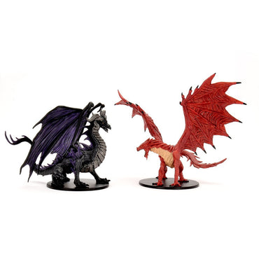 Pathfinder Battles city of Lost Omens Premium Figure Adult Red & Black Dragon