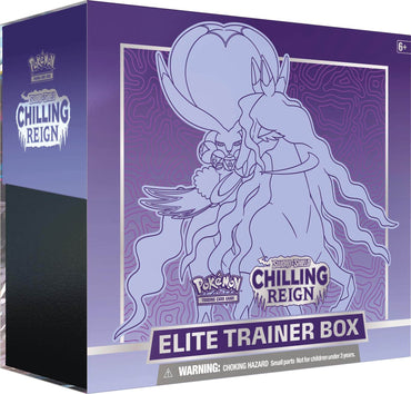 POKÉMON TCG Sword and Shield - Chilling Reign Elite Trainer Box (Purple)
