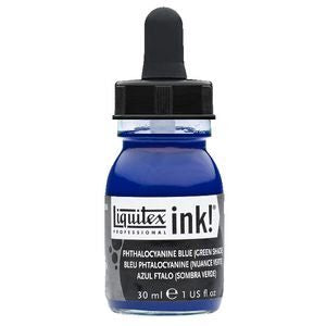 Liquitex Ink 30mL Phthalocyanine Blue Green Shade