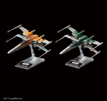 Bandai Star Wars 1/144 Poe's X-Wing Fighter & X-Wing Fighter