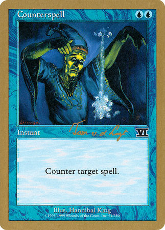 Counterspell - 2000 Tom van de Logt (6ED) [World Championship Decks 2000]