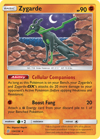 Zygarde (124/236) [Sun & Moon: Unified Minds]