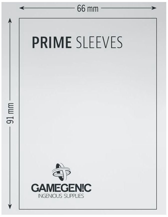Gamegenic Prime Card Sleeves Orange (66mm x 91mm) (100 Sleeves Per Pack)