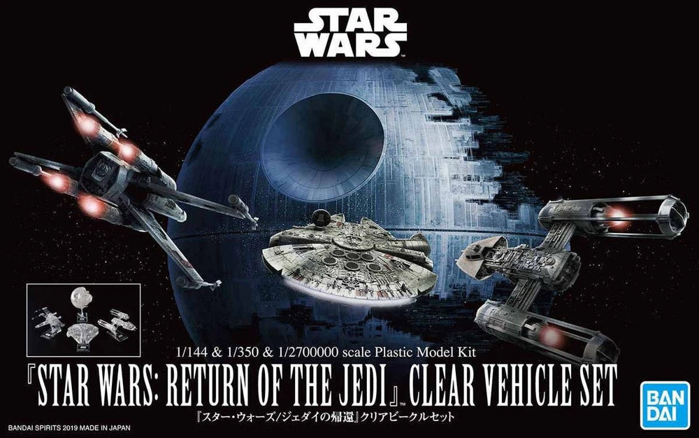 Bandai Star Wars Clear Vehicle Set