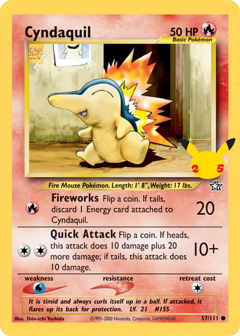 Cyndaquil (57/111) [First Partner Pack]