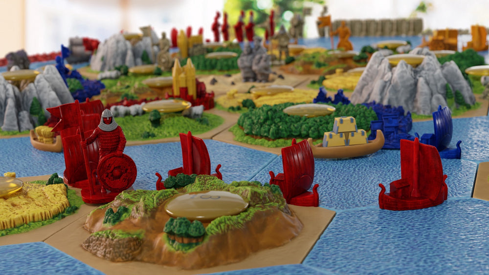 Catan 3D Edition Seafarers and Cities and Knights Expansion