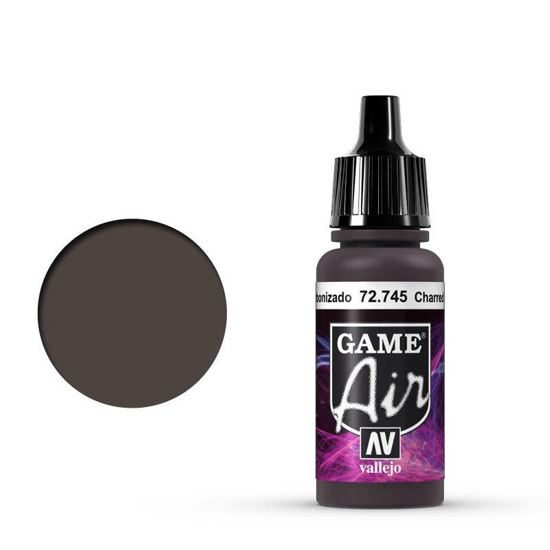 Vallejo Game Air Charred Brown 17 ml