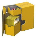 Deck Box Ultimate Guard Flip n Tray Deck Case 100+ Standard Size Xenoskin Amber