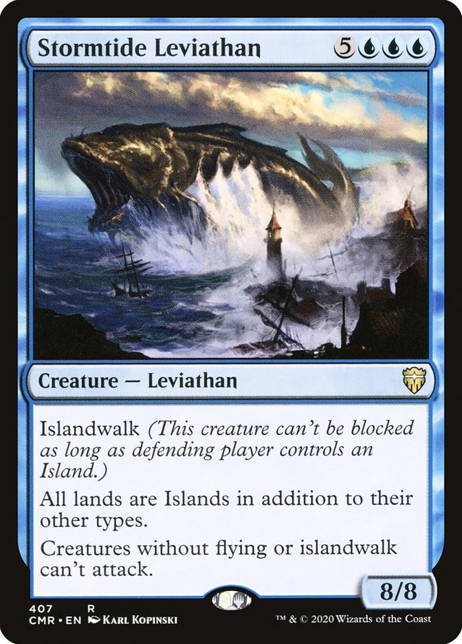 mtg final fantasy leviathan commander Stormtide Leviathan [Commander Legends]