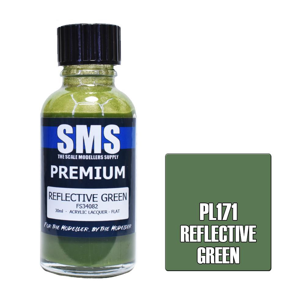 PL171 Premium Acrylic Lacquer REFLECTIVE GREEN 30ml