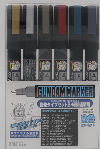 Gundam Marker Fine Edge Set 2