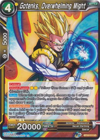 Gotenks, Overwhelming Might (BT10-111) [Rise of the Unison Warrior 2nd Edition]