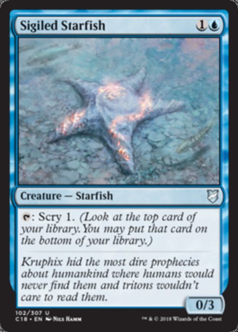Sigiled Starfish [Commander 2018]
