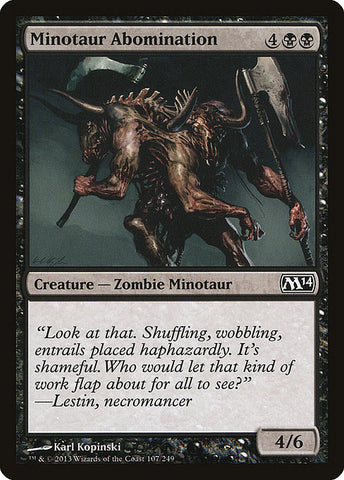 Minotaur Abomination [Magic 2014]