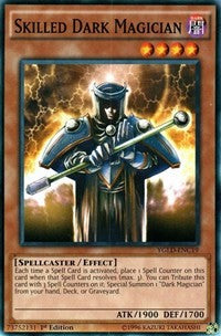 Skilled Dark Magician (C) [King of Games: Yugi's Legendary Decks] [YGLD-ENC19]