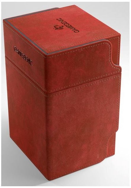 Gamegenic Watchtower Holds 100 Sleeves Convertible Deck Box Red