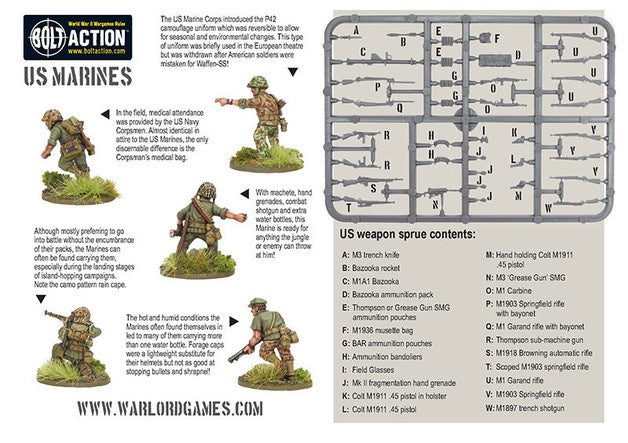Bolt Action US Marine Corps Starter Army