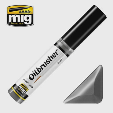 Ammo by MIG Oilbrusher Steel