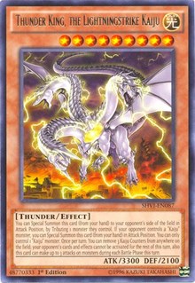 Thunder King, the Lightningstrike Kaiju [Shining Victories] [SHVI-EN087]