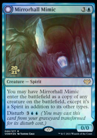 Mirrorhall Mimic // Ghastly Mimicry [Innistrad: Crimson Vow Prerelease Promos]