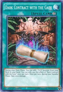 Dark Contract with the Gate [2016 Mega-Tins Mega Pack] [MP16-EN168]