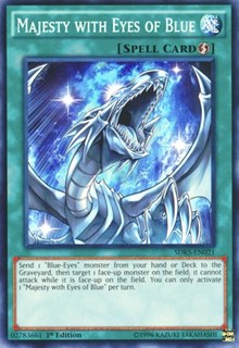 Majesty with Eyes of Blue [Structure Deck: Seto Kaiba] [SDKS-EN021]