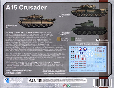 Rubicon 1/56 British Tank, Cruiser MkVI, A15 Crusader