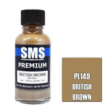 PL149 Premium Acrylic Lacquer BRITISH BROWN SCC No.2 30ml