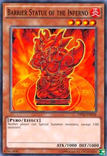 Barrier Statue of the Inferno [OTS Tournament Pack 4] [OP04-EN018]