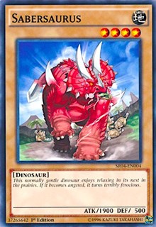 Sabersaurus [Structure Deck: Dinosmasher's Fury] [SR04-EN004]