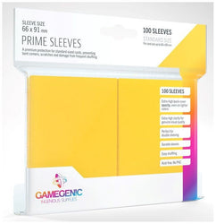 Gamegenic Prime Card Sleeves Yellow (66mm x 91mm) (100 Sleeves Per Pack)