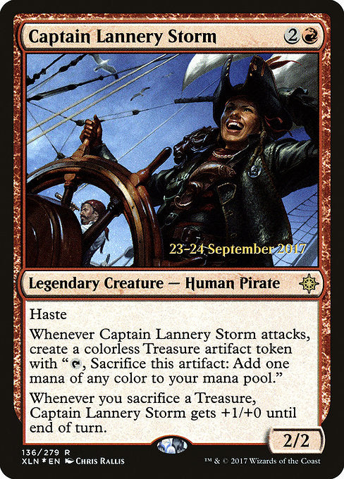 Captain Lannery Storm [Ixalan Promos]