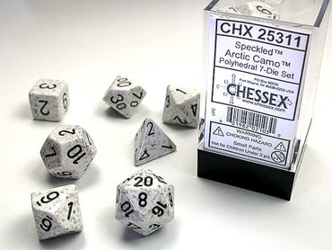 Chessex Polyhedral 7-Die Set Speckled Arctic Camo